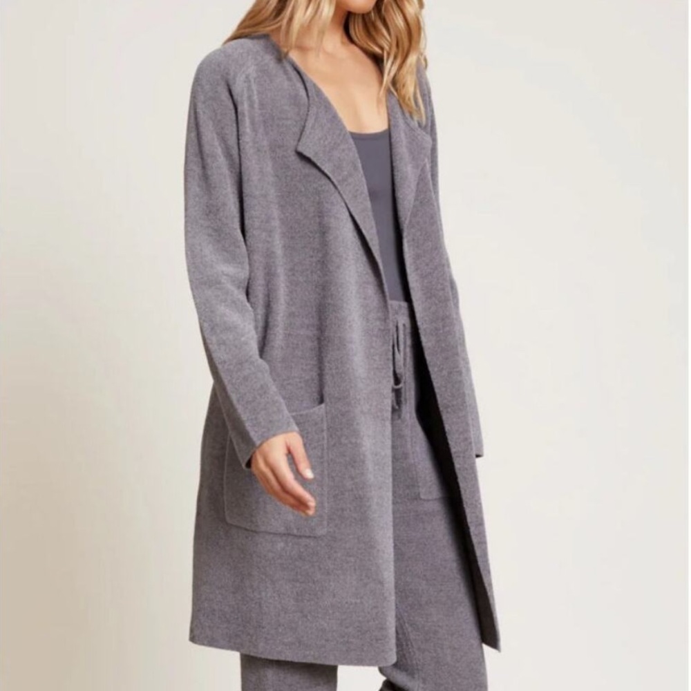 Barefoot Dreams - CozyChic Ultra Lite - Wide Collar Jacket/Cardigan, XS